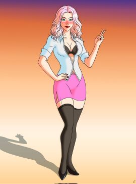 1girls ass big_ass big_breasts breasts bust busty chest curvaceous curvy curvy_figure digital_media_(artwork) female female_focus high_heels hips hourglass_figure huge_ass huge_breasts jessica_(legofootmassage) large_ass large_breasts legofootmassage legs light-skinned_female light_skin mature mature_female original original_character slim_waist thick thick_hips thick_legs thick_thighs thighs voluptuous waist wide_hips