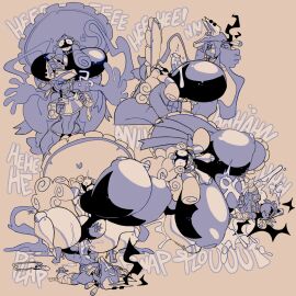 1:1 2023 ankh ankh_marking bandage big_breasts bodily_fluids breast_play breasts clothing coal_(gomibin) cofagrigus cum cum_in_pussy cum_inside cumflation digital_media_(artwork) duo female footwear generation_5_pokemon generation_7_pokemon genital_fluids genitals harriet_(velly) hat headgear headwear hi_res high_heels huge_breasts humanoid hyper hyper_breasts inflation jinti_(artist) legendary_pokemon male male/female marshadow muscular muscular_male nintendo onomatopoeia open_mouth penetration penis pokemon pokemon_(species) pokemorph pussy restricted_palette sex sharp_teeth signature smile sound_effects teeth text thong titjob underwear vaginal_penetration