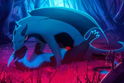 animated dragon female feral feral_on_feral feral_only feral_penetrated feral_penetrating feral_penetrating_feral ivnis male male/female scalie sex shinjutsu slip_epsilon