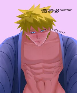 1boy 1girls breasts couple female grabbing huge_breast hyuuga_hinata male male_focus naruto offscreen_female text uzumaki_naruto