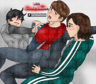 3boys aged_up anal anal_insertion anal_orgasm anal_sex billy_kaplan billy_maximoff breasts brother brothers censored gay gay_sex hand_on_breast handjob identical_twin_brothers identical_twins incest let's_draw_for_fun male male_only marvel marvel_comics masturbation original_character patreon pixiv speed_(young_avengers) threesome tommy_shepherd twin_brothers twins wandavision wiccan yaoi