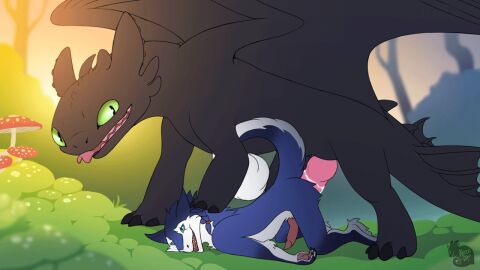 16:9 2d_animation anal anal_sex animated anthro anthro_on_feral anthro_penetrated digital_media_(artwork) dragon dreamworks duo erection european_mythology feral feral_penetrating feral_penetrating_anthro forked_tongue fury_(httyd) genitals how_to_train_your_dragon kete loop male male/male mythological_creature mythological_scalie mythology night_fury penetration penile penile_penetration penis penis_in_ass scalie sergal sex size_difference tail tongue tongue_out toothless western_dragon widescreen zoophilia