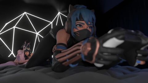 fortnite futanari hope_(fortnite) night_rose nude scarecrow sound tagme video