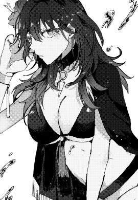 alternate_costume bikini breasts byleth_(fire_emblem) byleth_(fire_emblem)_(female) female female_only fire_emblem fire_emblem:_three_houses fire_emblem_heroes nintendo official_alternate_costume shika_morimori solo swimsuit