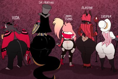 1girls 2024 2d 4boys alastor_(hazbin_hotel) alternate_ass_size alternate_body_type angel anthro arm_behind_back armwear ass ass_chart ass_comparison ass_focus back_view bare_ass barefoot big_ass big_butt black_bra black_hat black_pants blackwhiplash blonde_hair boots bottom_heavy bottomless bottomless_male bottomwear bowtie bra bubble_ass bubble_butt butt_focus cat cat_boy cat_ears cat_tail catboy chart cheek_tuft cherri_bomb_(hazbin_hotel) crop_top deer deer_ears deer_humanoid deer_tail demon demon_boy demon_girl detailed_background digital_drawing_(artwork) digital_media_(artwork) dilf dyed_hair fallen_angel felid feline female femboy footwear freckles freckles_on_ass freckles_on_shoulders fully_clothed furry glistening glistening_butt gloves gradient_hair grey_arms grey_hat grey_skin group hand_on_shoulder handwear hazbin_hotel headgear headwear heels holding_mug holding_object huge_ass huge_butt humanoid husk_(hazbin_hotel) hybrid long_eyebrows long_gloves long_hair long_sleeves long_tail lucifer_morningstar_(hazbin_hotel) male mammal microphone mostly_clothed mug multiple_boys multiple_males naga neckwear pants partially_clothed rear_view red_background red_bowtie red_crop_top red_eyebrows red_hair red_wings reptile shoes short_hair shoulder_tuft sir_pentious sir_pentious_(hazbin_hotel) size_difference sleeves_rolled_up snake snake_boy snake_humanoid staff striped_clothing striped_shirt striped_topwear suspenders tail tattoo tattooed_arm tattoos text thick_ass thick_butt thick_eyebrows thick_thighs tied_hair top_hat topwear torn_clothes torn_clothing two-tone_body two-tone_clothing two-tone_fur two-tone_hair vivienne_medrano waistcoat white-skinned_female white_skin white_skinned_female wide_hips wings