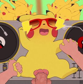 animal_genitalia animated audience balls balls_deep being_watched cum cum_in_pussy cum_inside disc dj_pikachu female feral feral_penetrated fur furry glasses holding_hands human human_on_feral human_penetrating human_penetrating_feral longer_than_30_seconds male music open_mouth party penis pikachu pokemon pokemon_(species) pokephilia pov sex size_difference sound sound_warning tagme talentlesshack vaginal_penetration vaginal_sex video