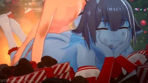 3d animated anna_anon doggy_style sex smaller_male tagme video wholesome