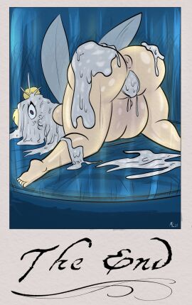 ameizing_lewds cum cum_in_pussy cum_inside cum_jar cum_jar_(meme) cum_on_face female pussy tinker_bell