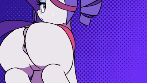 1girls 2d 2d_animation aerobics animal_genitalia animal_pussy animated anus ass bubble_ass bubble_butt clothing equid equine equine_anus equine_genitalia equine_pussy exercise_clothing female feral friendship_is_magic full_color fur furry genitals hair hasbro headgear headwear horse looking_back my_little_pony pony purple_hair purple_tail pussy quadruped rarity_(mlp) shaking_ass shaking_butt solo tail thebatfang twerking white_body white_fur