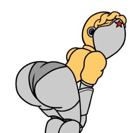 animated ass atomic_heart big_ass dobryak female flat_colors tagme the_twins_(atomic_heart) twerking
