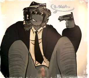 artist_request body_hair boypussy chance_(forsaken) cuntboy cuntboy_only forsaken_(roblox) gunplay masturbation pussy roblox roblox_game robloxian solo solo_cuntboy sunglasses tagme tie