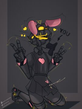 1boy 1femboy anon blowjob cum cum_on_self cumshot cute erection glitch_productions line_art loving_it madlness maid maid_jax_(the_amazing_digital_circus) maid_uniform male male_only murder_drones n_(murder_drones) on_knees peace_sign robot simple_background simple_coloring submissive submissive_male sucking sucking_penis yellow_eyes