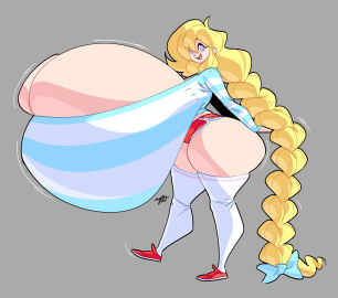 ass big_ass big_breasts borisgrim414 breasts bubble_ass bubble_butt cassie_(theycallhimcake) cleavage female huge_ass huge_breasts hyper_breasts thick_thighs wide_hips