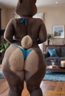 ai_generated animated anthro ass bedroom_eyes big_butt bonnie_hopps curvaceous curvy_figure dancing disney female furry huge_butt lagomorph leporid living_room looking_back mammal mature_female narrowed_eyes rabbit seductive shaking skimpy_bikini solo tagme teasing video vlrgromns voluptuous zootopia