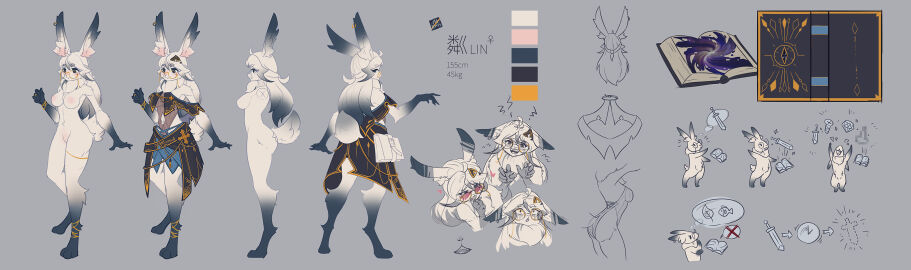 2019 3_toes 5_fingers abdominal_tuft absurd_res ahoge ambiguous_feral ambiguous_gender anthro arm_tuft artist_name bag biped blush blush_lines book breasts bust_portrait censored character_name chinese_description chinese_text clothed clothed_anthro clothed_female clothing color_swatch cute_fangs diamond_(gem) digital_media_(artwork) digitigrade dildo ear_markings ear_piercing ear_ring ears_aside ears_back ears_down ears_up elbow_tuft english_text eyebrow_through_hair eyebrows eyelashes eyewear featureless_breasts featureless_crotch feet female female_anthro female_symbol feral fingers fish fluffy fluffy_tail full-length_portrait fur gem gender_symbol glasses gradient_fur gradient_hair grey_background hair hair_between_eyes headshot_portrait heart_symbol hi_res imagination inner_ear_fluff kemono lagomorph leaf leg_tuft leporid lin_(mzhh) long_ears long_hair looking_at_viewer magic magic_book magic_user mammal marine melee_weapon model_sheet mosaic_censorship multicolored_body multicolored_fur multiple_images multiple_poses mzhh neck_tuft nude nude_ambiguous nude_anthro nude_female nude_feral off/on open_book open_mouth open_smile piercing pink_blush pink_heart pivoted_ears portrait pose rabbit ring_piercing round_glasses screw semi-anthro sequence sex_toy short_tail shoulder_tuft side_view simple_background smile solo sparkles standing sword symbol tail teeth text thigh_tuft thought_bubble three-quarter_view toes tongue translucent translucent_hair tuft two-tone_body two-tone_fur weapon white_body white_fur