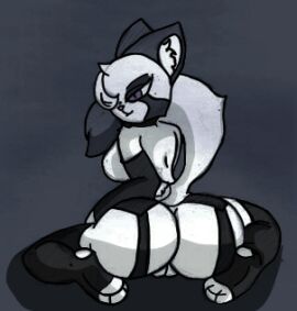 anthro armwear ass bedroom_eyes big_ass big_butt canid canine choker clothing colored disney elbow_gloves female fox garter_belt garter_straps genitals gloves handwear jewelry legwear low_res mammal mostly_nude narrowed_eyes necklace one_eye_obstructed pace-maker pussy rear_view scarlett_(yitexity) seductive sitting smile solo spread_legs spreading stockings zootopia