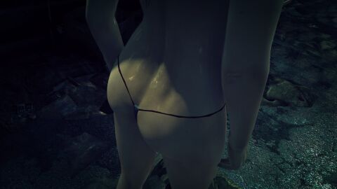 3d ass ass_focus breasts female g-string hitman hitman_absolution io-interactive nurse nurse_cap samantha_ruby screenshot screenshot_edit sexy_nurse strip_club stripper video_games wet wet_body wet_skin