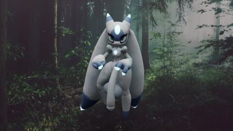 3d animated blender_(software) futanari huge_balls huge_cock hyper_penis lunaris_(pal) palworld tagme video