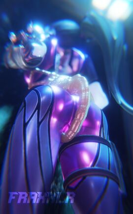 3d alien_(franchise) facehugger female fraxxlr from_behind overwatch overwatch_2 widowmaker