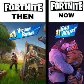 1:1 2024 3d anthro ass bear closed_eyes clothing digital_media_(artwork) dollymolly323 english_text epic_games felid fingerless_gloves fortnite funny gloves hand_on_ass hand_on_butt handwear humor jockstrap kissing male male/male mammal meme orange_body oscar_(fortnite) pantherine polar_bear polar_patroller text tiger underwear ursine white_body