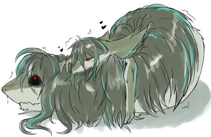 anthro dragon green_body green_hair kitsuko3310 male