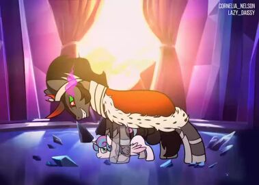 1boy 1girls 2d 2d_animation age_difference animated cub cum cum_inside equine female female_cub femsub feral flurry_heart_(mlp) friendship_is_magic from_behind horse horsecock king_sombra_(mlp) male male/female maledom my_little_pony nakadashi older_feral orgasm penis pony semen sex size_difference sound tagme video young