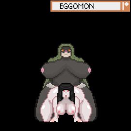 animated female game impregnation invader_incubus monster monster_girl pixel_art transparent_background