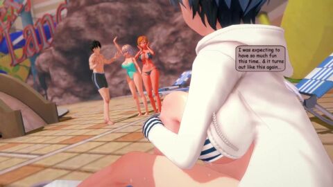2boys 3d 3d_animation 3girls animated big_breasts bikini bouncing_breasts breasts cheating cheating_girlfriend cuckold cum cum_inside dark-skinned_male deliriumbear dreaming fellatio female hidden_sex huge_breasts male naked netorare ntr penis pool pussy sakurai_shinichi sex short_hair tagme uncen uncensored uncensored_breasts uncensored_nipples uncensored_penis uncensored_pussy uncensored_vagina uzaki-chan_wa_asobitai! uzaki_hana vaginal_penetration video