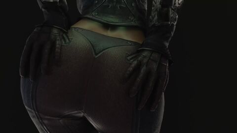 1girls animated ass ass_focus batman:_arkham_city batman_(series) big_ass dc dc_comics dialogue fat_ass female hands_on_ass huge_ass kishi milf moaning mother rocksteady_studios solo sound tagme talia_al_ghul talia_al_ghul_(arkham_city) video