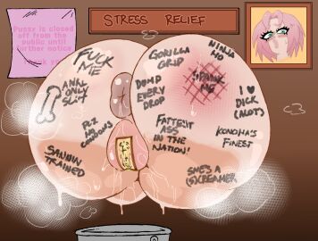 1girls anal anal_access anal_only anal_only_maebari anus ass big_ass body_writing bubble_ass bubble_butt female female_only glory_hole glory_wall maebari naruto public_use puffy_anus puffy_pussy pussy pussy_juice pussy_juice_drip pussy_lips sakura_haruno spank_marks steaming_body steamy steamy_ass steamy_pussy stuck_in_wall swamp_ass sweaty sweaty_ass sweaty_butt taped_pussy unseen_character weener72