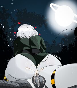 ass ass_focus big_ass big_breasts big_penis breasts cum_in_pussy female female_on_top glitch_productions heart hidden huge_ass male male/female murder_drones penis pussy sex splits sultryspline thad_(murder_drones) thick_ass thick_thighs v_(murder_drones) veiny_penis vhad