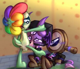 1_eye 3_eyes amputated_leg amputation amputee artist_self-insert balls blush bodily_fluids cuntboy cuntboy_sans_balls dandy's_world dandy_(dandy's_world) dub_con dubcon fan_character genital_fluids genitals gisulli herm hermaphrodite intersex male maleherm multi_eye multi_genitalia necklace non-human penetration penis precum precum_drip pussy rodger_(dandy's_world) rubber sweat tongue tongue_out vaginal_fluids vaginal_fluids_drip vaginal_fluids_on_penis vaginal_juices vaginal_juices_on_penis visible_pussy wet