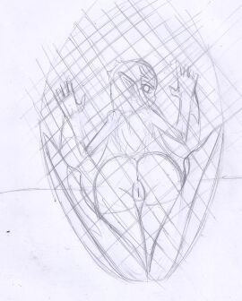 animal_humanoid arm_fin ass blue_submarine_no._6 caught facial_markings female fin fish fish_humanoid fishing_net forehead_mark forehead_markings genitals hair head_markings heavy147 hi_res humanoid long_hair looking_at_viewer looking_back looking_back_at_viewer marine marine_humanoid markings mutio nereid net nude nude_female pointy_ears pussy rear_view slim solo vulva