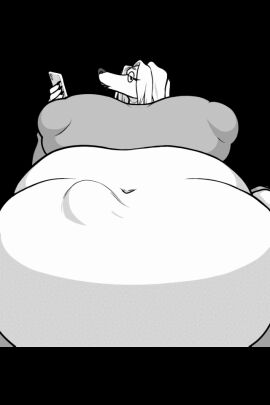 2boys animated belly big_belly borzoi casual_vore deeper_club fat_belly furry gif kalnareff male male_only male_with_breasts maledom malesub melo_(kalnareff) oral_vore solo_focus squirming_belly squirming_gut squirming_prey tagme vore yaoi