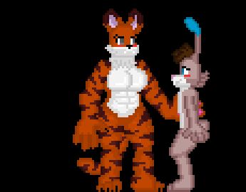 animated anthro breast_jiggle breast_squish breasts digestion duo felid female hi_res humanoid jiggling lagomorph leporid lunalyst male male/female mammal pantherine rabbit rumbling_stomach size_difference squish swallowing vore