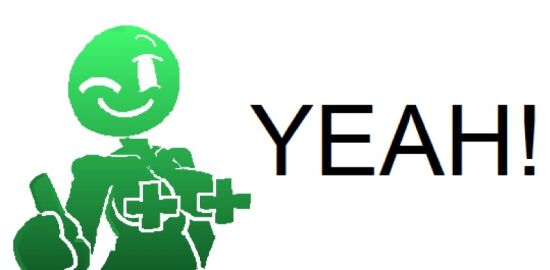 1girls 2d arcaned_roses female female_only green looking_at_viewer meme miiverse mob_face nintendo roses_arcaned solo solo_female tagme thumbs_up yeah!_(miiverse)