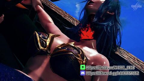 1boy 1girls 3d animated beheaded body bouncing breasts female female_death gore gore1408 guro hair headless hentai horror killing long merfolk mermaids severed_head sound tagme video