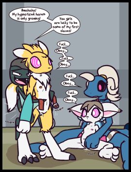 1_horn 2024 3_toes alternate_species anthro assisted_exposure bandai_namco black_border black_claws black_sclera blonde_hair blue_body blue_scales bodily_fluids border canid canine clair_(pokemon) claws crossover cum cum_from_pussy cum_in_pussy cum_inside cum_on_penis dialogue digimon digimon_(species) digitigrade domestic_cat dominant dominant_anthro dominant_male dragon dragonair english_text erection feet felid feline felis female female/female finger_fuck fingering flat_chested fox fur furrification gatomon generation_1_pokemon genital_fluids genitals golbat green_body green_fur green_penis grey_body grey_fur grey_hair group gym_leader hair hi_res hikari_kamiya hikari_yagami horn hypno_collar hypnosis interspecies larger_anthro larger_female larger_penetrated male mammal markings monster_boy mythological_creature mythological_scalie mythology nintendo nipples orgasm penetration penis pink_eyes pink_inner_ear pink_nipples pokemon pokemon_(species) profanity proton_(team_rocket) pussy renamon rika_nonaka scales scalie sitting size_difference smaller_anthro smaller_male speech_bubble spiral_eyes spread_legs spreading striped_markings striped_tail stripes submissive submissive_anthro submissive_female tail tail_around_partner tail_markings text thrusting toe_claws toes ultilix vaginal_penetration white_body white_fur white_hair yellow_body yellow_fur