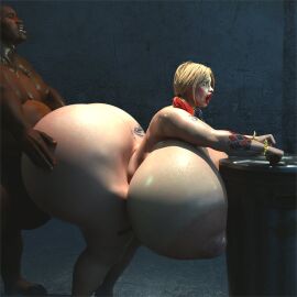 1boy 1girls 3d ass ass_built_separately batman_(series) bimbo bimbo_body bimbofication blonde_hair breasts collar completely_naked completely_nude dark-skinned_male dark_skin dc dc_comics female gigantic_ass gigantic_breasts harley_quinn harley_quinn_(arkham) harley_quinn_(suicide_squad_game) huge_ass huge_breasts hyper_ass hyper_bimbo hyper_breasts hyper_hourglass interracial jackd22 male nude nude_female nude_male sex sex_from_behind spiked_bracelets suicide_squad suicide_squad:_kill_the_justice_league suicide_squad_(2016) thick_thighs voluptuous wide_hips