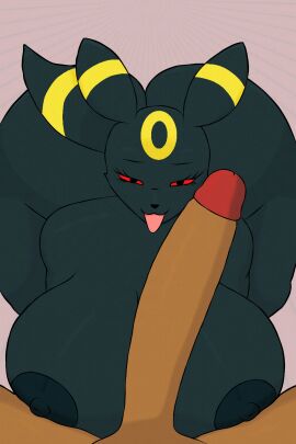 1boy 1girls admiring anthro anthro_on_anthro ass breasts eevee eeveelution female furry furry_ears furry_female furry_only huge_ass huge_breasts huge_cock kneeling looking_at_viewer male mkkstt8 penis pokemon pokemon_(species) pov pov_eye_contact sex tail tongue tongue_out umbreon