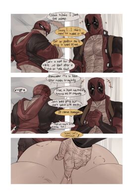 deadpool gay lkikai male male/male male_only marvel marvel_comics peter_parker spider-man spider-man_(series) wade_wilson