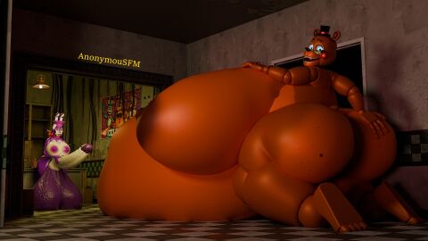 3d_(artwork) animatronic anonymousfm anthro areola ass balls belly big_ass big_balls big_belly big_breasts big_butt big_penis bonnie_(fnaf) bonnie_(psychojohn2) breasts clothing digital_media_(artwork) duo erection fan_character female five_nights_at_freddy's five_nights_at_freddy's_2 futanari genitals hair hat headgear headwear herm hi_res huge_ass huge_balls huge_belly huge_breasts huge_butt huge_cock huge_thighs humanoid_genitalia humanoid_penis hyper hyper_ass hyper_balls hyper_belly hyper_breasts hyper_butt hyper_genitalia hyper_penis intersex intersex/female lagomorph leporid machine mammal nipples nude open_mouth overweight penis rabbit robot scottgames size_difference smile thick_thighs toy_freddy_(fnaf) wide_hips