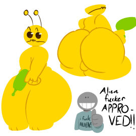 1boy 2025 2d alien alien_boy alien_hominid alien_hominid_(character) alien_humanoid antennae_(anatomy) ass ass_bigger_than_head balls ballsack beetlebot big_ass big_butt boy gay gun hips hips_wider_than_shoulders male male_only naked naked_male nude nude_male paws tagme thighs weapon white_background wide_hips wide_thighs yellow_body