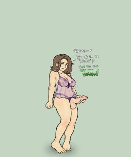 1futa babydoll before_and_after big_breasts big_penis breasts brown_hair brunette crotchless_panties dialogue english_text erect_penis female futa_only futanari grabbing_own_penis holding_penis hulk_(series) intersex jennifer_walters leaking_precum light-skinned_female light_skin lingerie marvel marvel_comics nipples panties penis penis_size_difference precum see-through_lingerie solo sovietmarmalade text visible_nipples