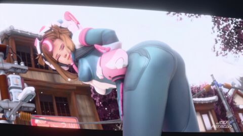 athletic_female bouncing_ass bubble_butt jdv jiggling_ass latex_suit moving_ass my_hero_academia overwatch seduction_techniques seductive_pose shaking_ass sound tagme twerking uravity_juno video