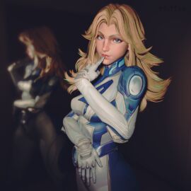 3d 3d_model ass big_ass big_breasts big_butt big_thighs blender blender_cycles blonde-haired_female blonde_eyebrows blonde_female blonde_hair blue_eyes blush bodysuit breasts clothed clothing fantastic_four female female_focus female_only hand_on_hip high_resolution highres hips invisible_woman invisible_woman_(marvel_rivals) light-skinned_female light_skin long_hair looking_at_partner looking_at_viewer marvel marvel_comics marvel_rivals mirror reflection shiny shiny_skin smile smiling smiling_at_viewer smooth_skin solo solo_female solo_focus stomach sue_storm thick thick_ass thick_butt thick_hips thick_legs thick_thighs tummy video_game_character video_games voluptuous wavy_hair