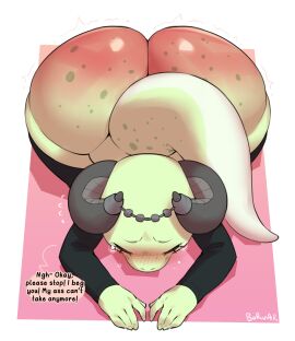 1girls after_spanking alternate_version_available anal_abuse anal_rape anthro ashy_(koboldthiefashy) ass ass_bigger_than_head ass_focus big_ass big_butt borvar bottom_heavy bottomless bowing bubble_ass bubble_butt bumrape clothing curvaceous curvy curvy_figure dialogue dubious_consent english_text face_down_ass_up female female_only horns huge_ass kobold mostly_nude original questionable_consent red_ass scalie shortstack solo solo_female tagme tail teardrop tears tears_of_pain text thick_thighs tremble_spikes trembling voluptuous voluptuous_female wide_hips