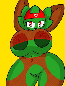 1girls anthro anthrofied ass breasts female fishnets flora_fauna plant plant_girl plant_humanoid plantie plants_vs._zombies plants_vs_zombies popcap_games pussy strawberry50301 weed_(pvz)