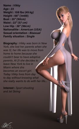 1girls 3d ass big_ass big_breasts breasts bust busty curvaceous curvy curvy_figure digital-workshop22 female hips hourglass_figure huge_ass huge_breasts large_ass large_breasts legs light-skinned_female light_skin mature mature_female original original_character slim_waist thick thick_hips thick_legs thick_thighs thighs top_heavy vikky_(digital-workshop22) voluptuous waist wide_hips