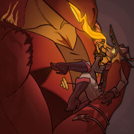 1:1 2024 2boys anthro ascot biceps big_pecs black_eyebrows black_eyes blush bodily_fluids bootes bottomwear brown_background brown_horn brown_tail claws clothed clothed_anthro clothed_male clothing coat cowboy cowboy_hat demon demon_dragon dragon drooling duo eyebrows facial_hair facial_markings footwear gay gloves glowing glowing_eyes glowing_tongue hair hand_holding handwear hat head_markings headgear headwear helluva_boss holding_character holding_partner horn imp long_tail long_tongue looking_up male male/male male_only markings masculine_male moustache multicolored_body multicolored_horn multicolored_skin multicolored_tail muscular muscular_anthro muscular_male mythological_creature mythological_scalie mythology open_mouth pants pecs pink_body pink_skin raised_arm raised_leg red_body red_nose red_skin saliva satan_(helluva_boss) scalie shadow sharp_teeth shirt short_hair simple_background sitting size_difference spade_tail standing striker_(helluva_boss) tail tail_wrapped_around_arm tan_tail teeth thick_thighs tongue tongue_out topwear torn_bottomwear torn_clothing torn_hat torn_headwear torn_pants torn_vest triceps two-tone_body two-tone_skin umnokorito vest white_hair white_horn wide_eyed yellow_body yellow_sclera yellow_skin yellow_tongue